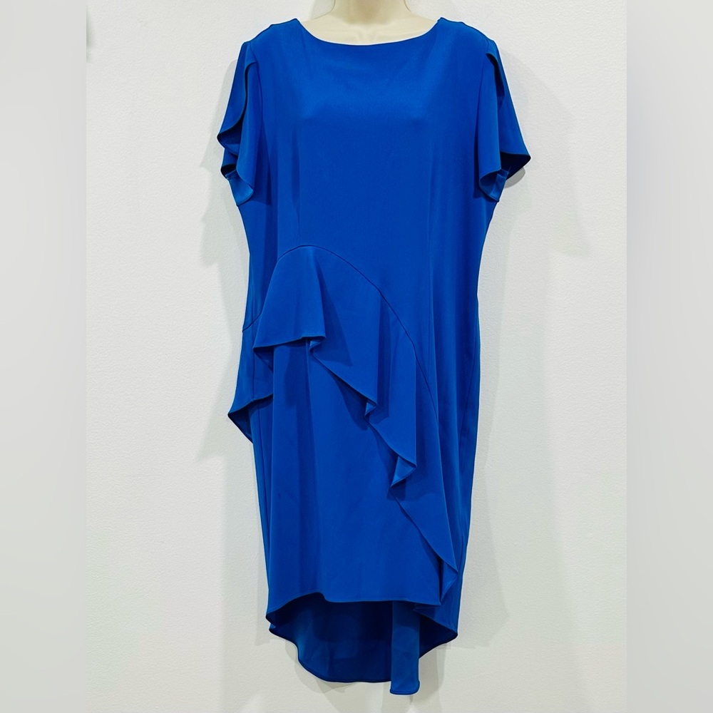 Chico's Vibrant Asymmetrical Blue Dress